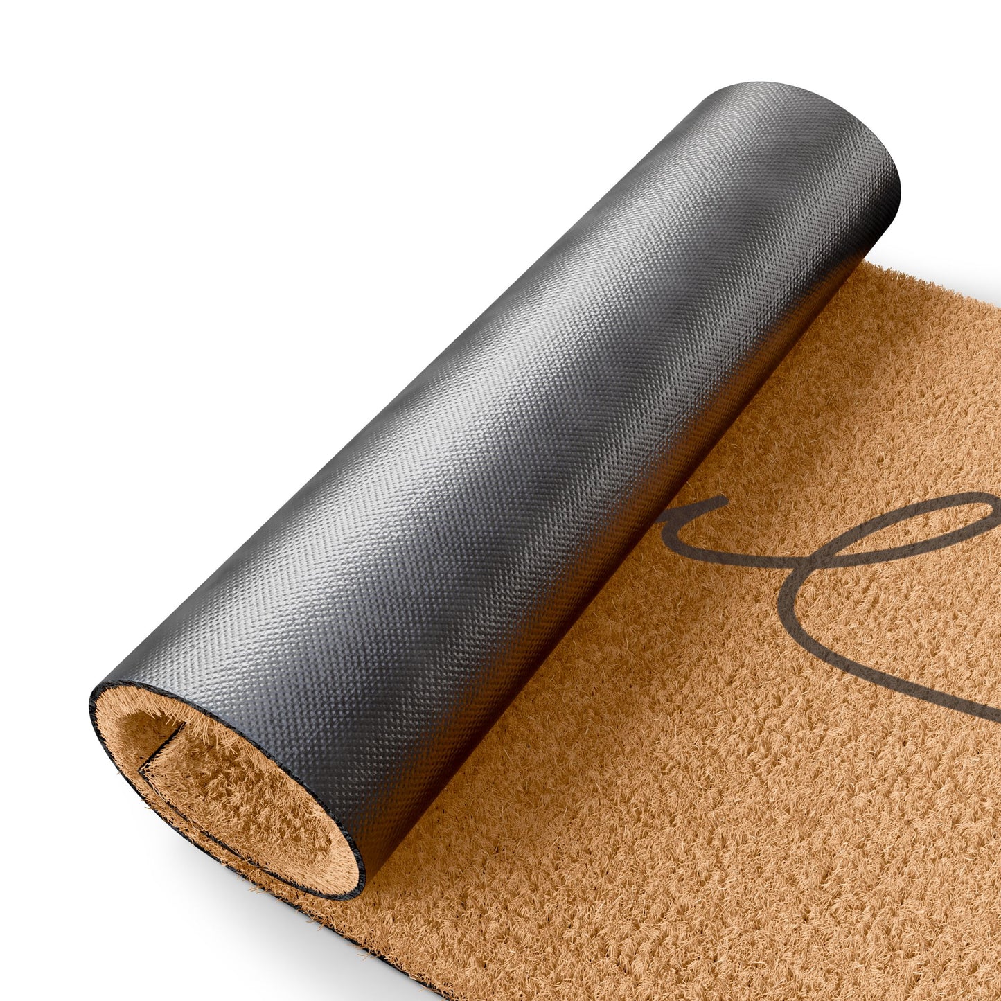 Joyful Doormat - Script Welcome Coir Mat